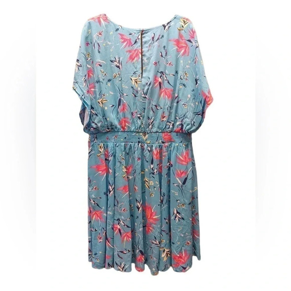Pennington’s In Every Story Blue Floral  Birds Dress Size 1X - Picture 3 of 10